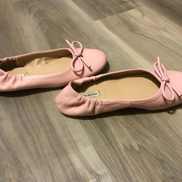 Saks Fifth Avenue Ladies Ballerina Flat Shoes Size 7.5 - Picture 4 of 6